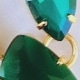 KIT ANEL BRINCO COLAR CANNES TONS DE VERDE Cor:TONS DE VERDE