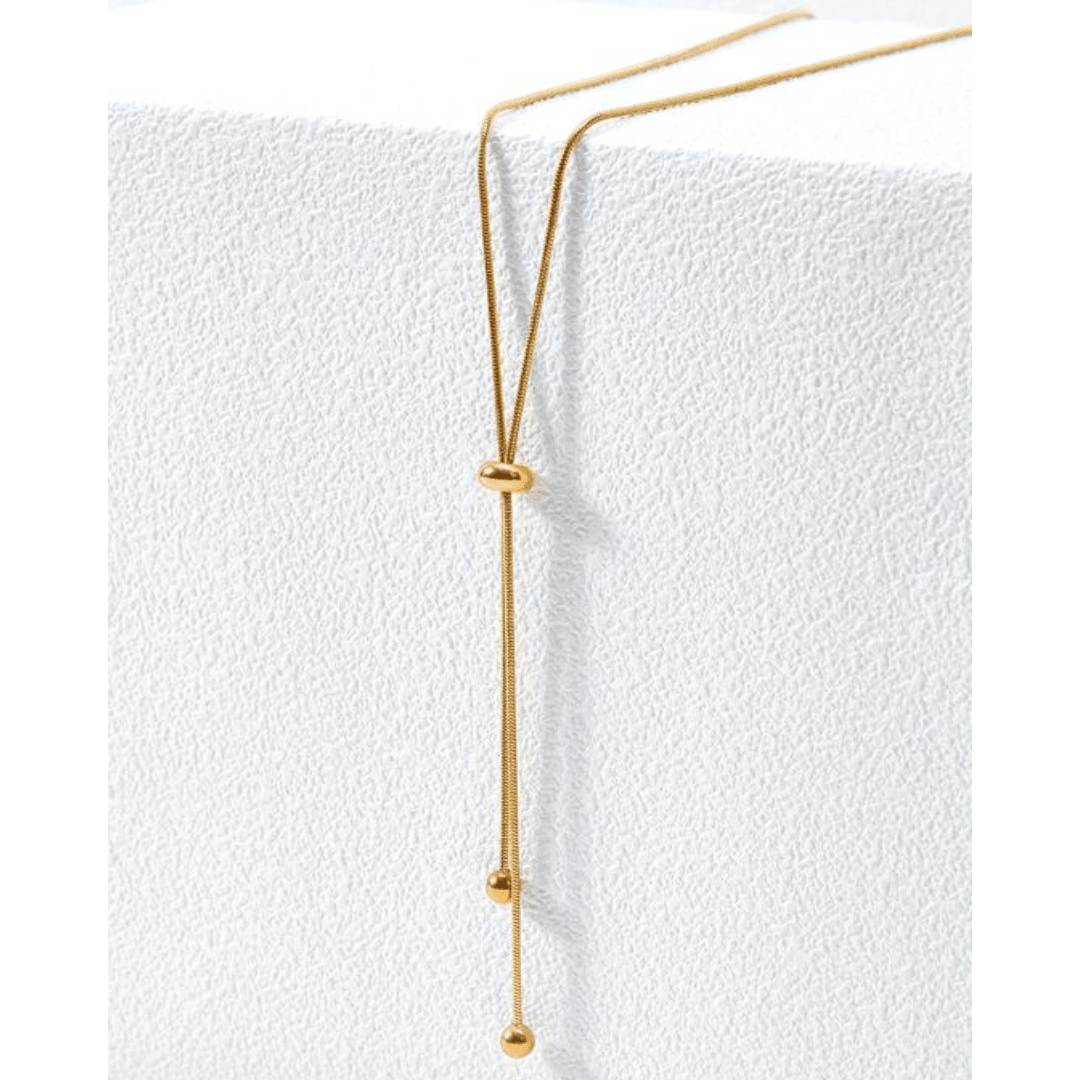 Gravatinha veneziana Banho Ouro Cor:Dourado
