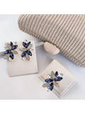 Kit Clutch Anel Brinco Turim Tons de Azul