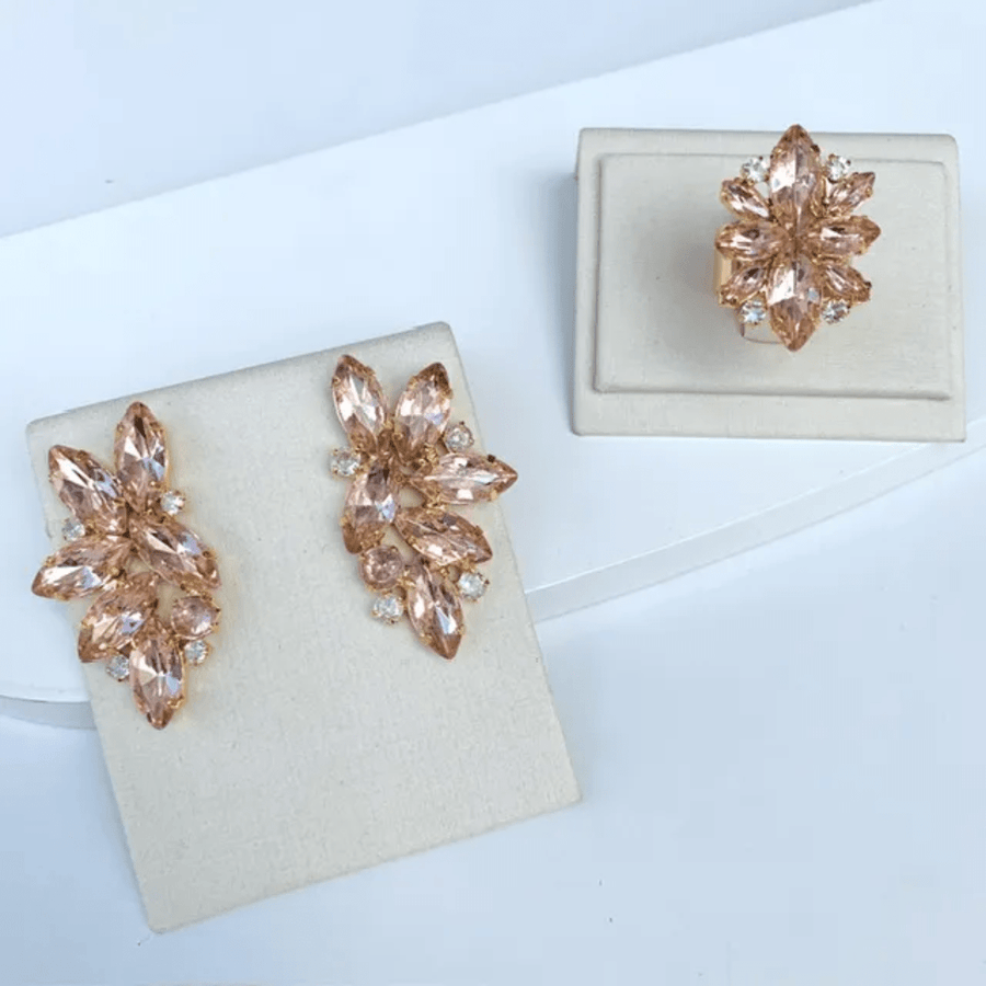 KIT ANEL COM BRINCO NORONHA NUDE Cor:NUDE