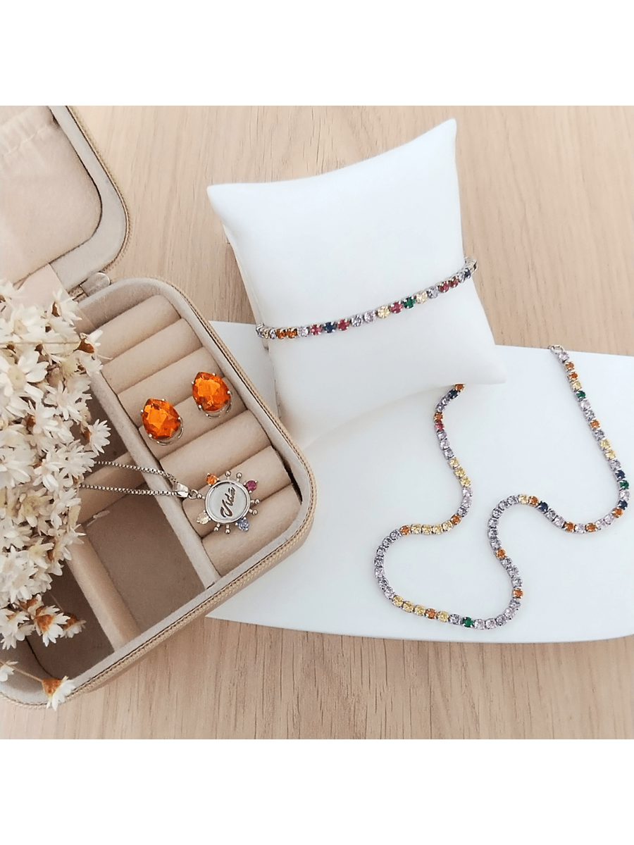 KIT 4 PEÇAS VIDA BANHO DE PRATA Cor:Prata
