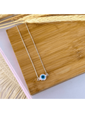 CHOCKER OLHO GREGO BANHO PRATA Cor:Prata