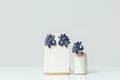 Kit Anel com Brinco Azul Safira Marta Dourado