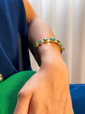 Bracelete de Zircônia Luciana Esmeralda