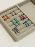 Brinco de Zircônia Rafas Collor