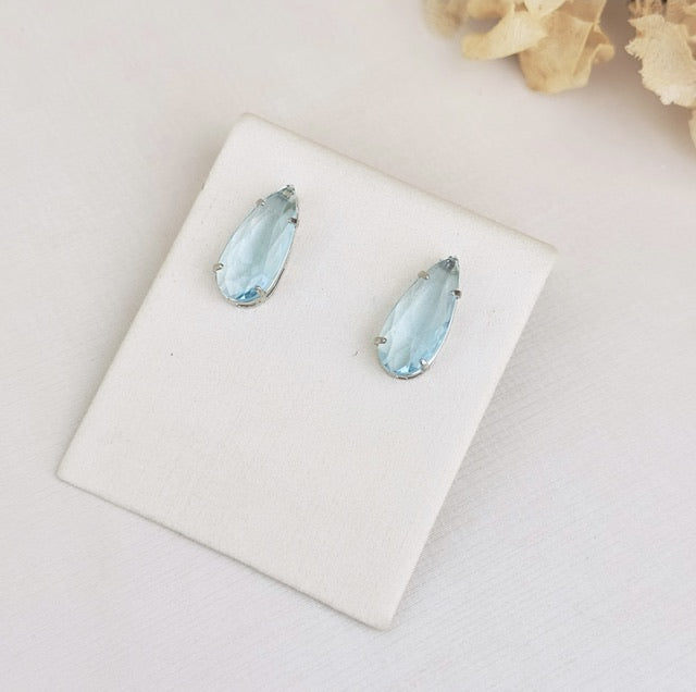 Brinco Gota Palito Prata Serenity de Zircônia