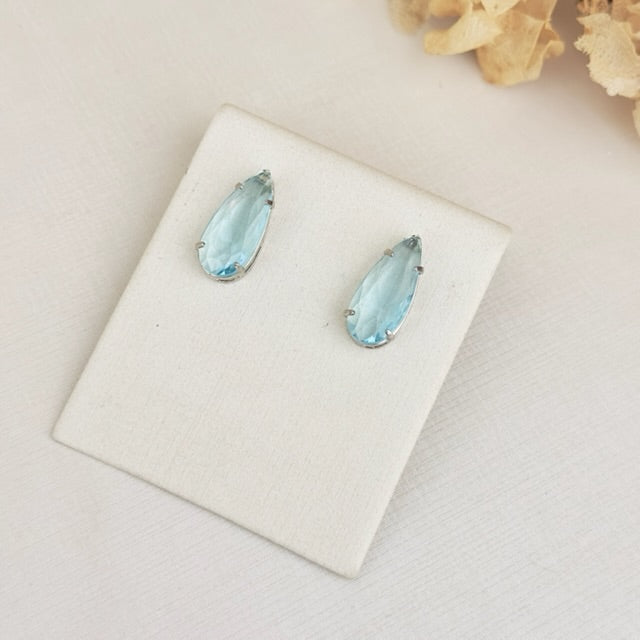 Brinco Gota Palito Prata Serenity de Zircônia