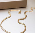 Choker de Malha banho de Ouro