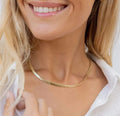 Choker fita Laminada