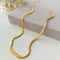 Choker de Malha banho de Ouro