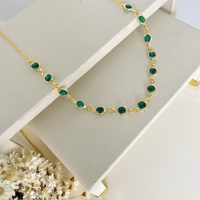 Choker em Tifany Esmeralda