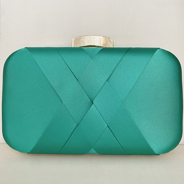 Clutch arredondada de X Verde