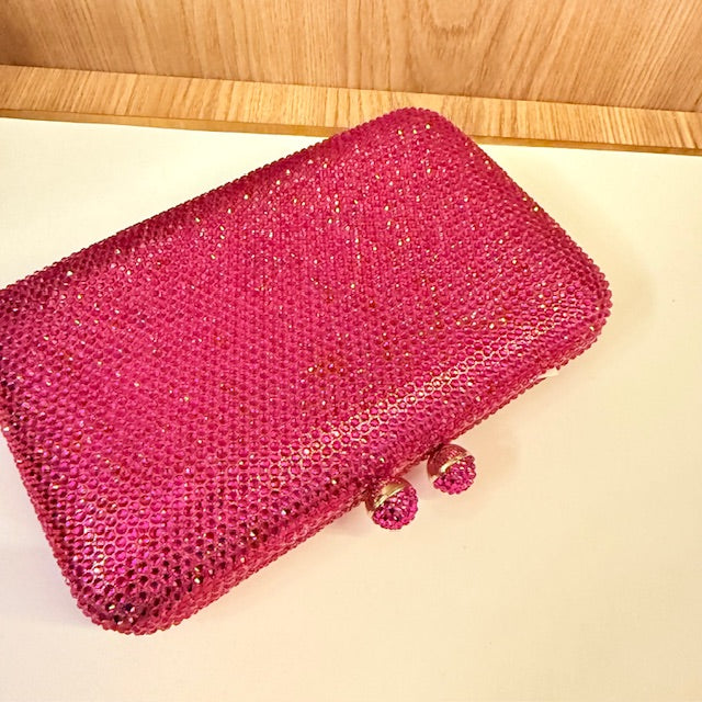 Clutch de Brilho Pink