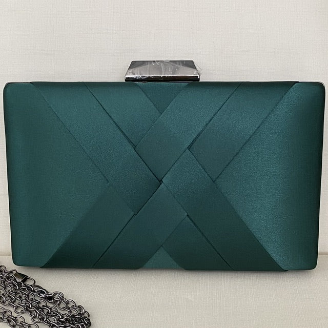 Clutch de X Verde Esmeralda