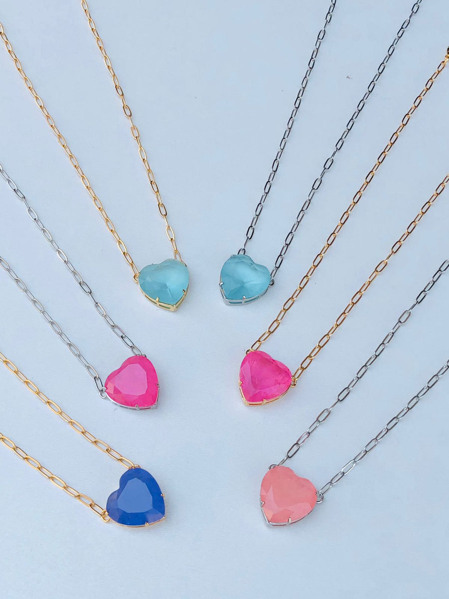 Colar Cartier com Coração Zircônia