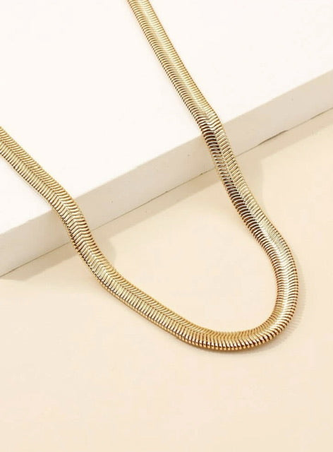 Colar de Malha em Banho de Ouro 18k