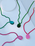 Colar de Zircônia com Gota Collor