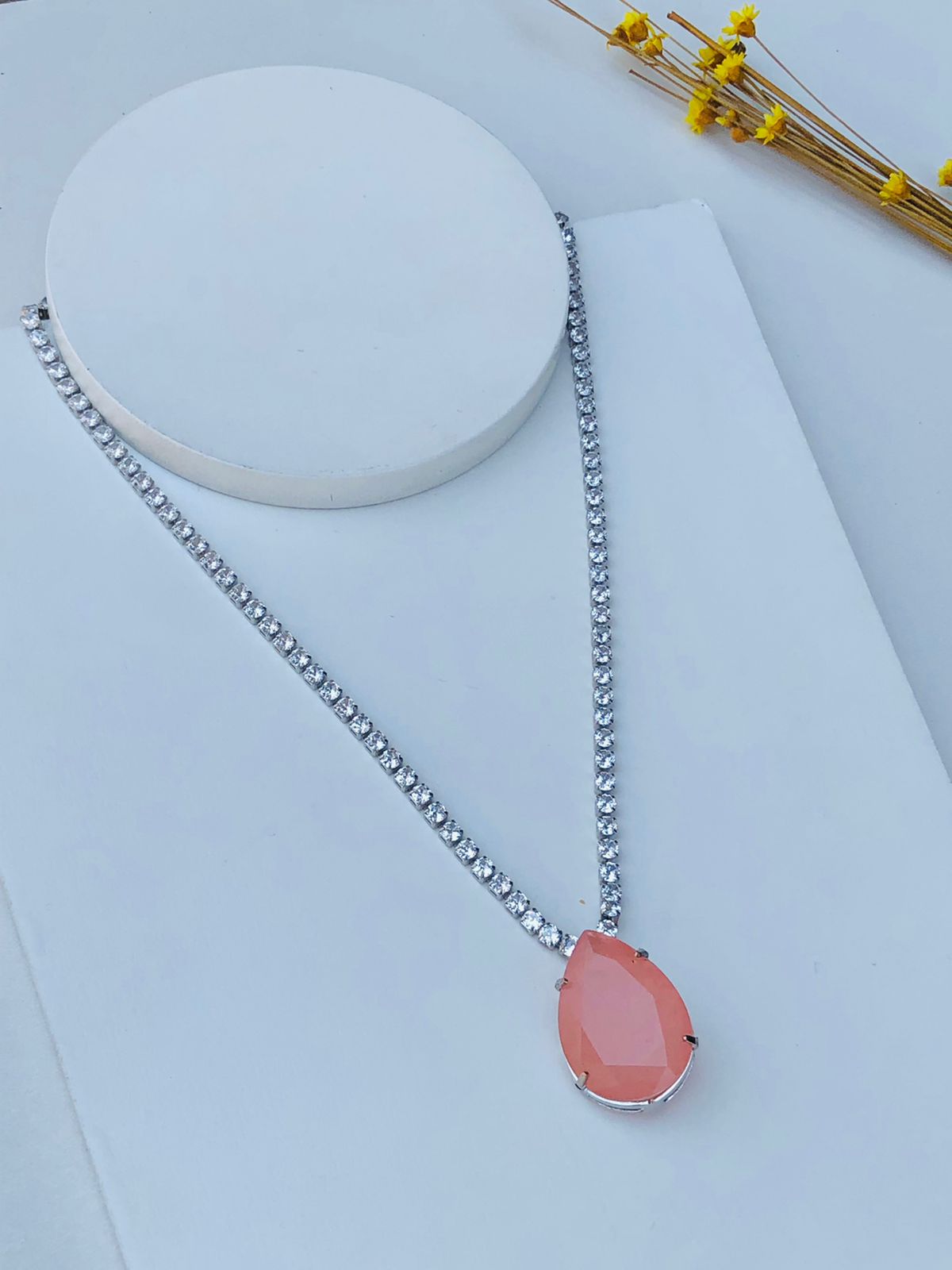 Colar de Zircônia com Gota Verão