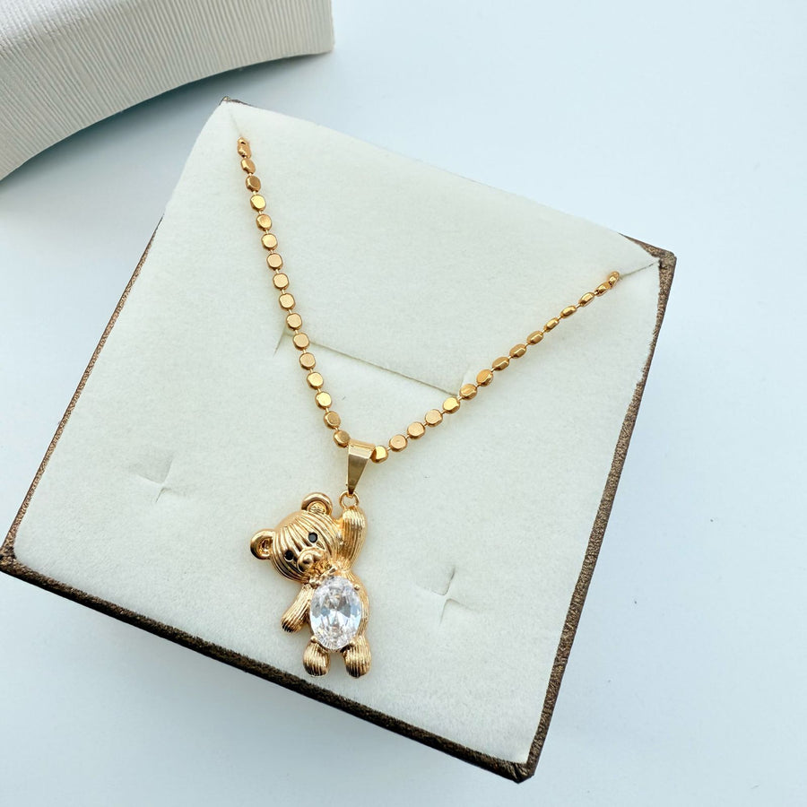 Colar Ted de Zircônia Cristal