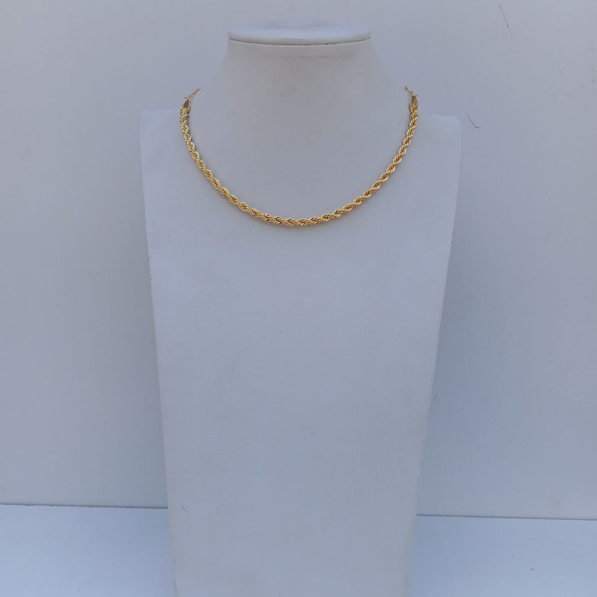 Gargantilha Baiano Médio Dourado 35cm
