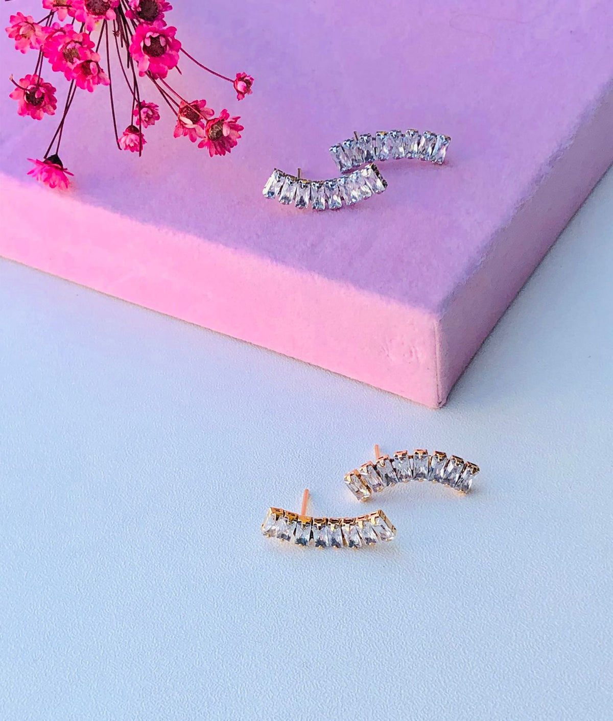 Ear Curff de Zircônia Rafas Cristal