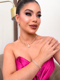 Kit 4 Peças Cristal Barbara em Zircônia