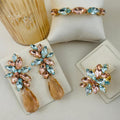 Kit Brinco, Anel Regulavel e Bracelete Londres Nude com Menta