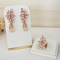 Kit Brinco e Anel Mini Londres de Pedraria Nude Dourado