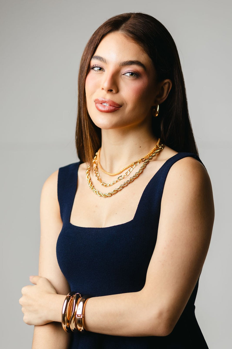 Trio de Colares Alto Luxo Claudia Dourado