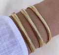 Unidade de Pulseira de Malha banho de Ouro