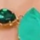 KIT BRINCO, ANEL E COLAR VERDE DE ZIRCÔNIA CAMPOS Cor:Verde