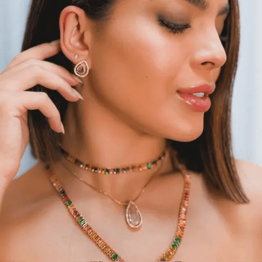 KIT 4 PEÇAS DE ZIRCÔNIA RAFATALIS Cor:Multicolorido