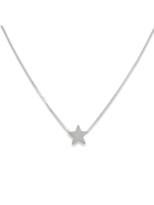 COLAR PINGENTE ESTRELA CORRENTE VENEZIANA