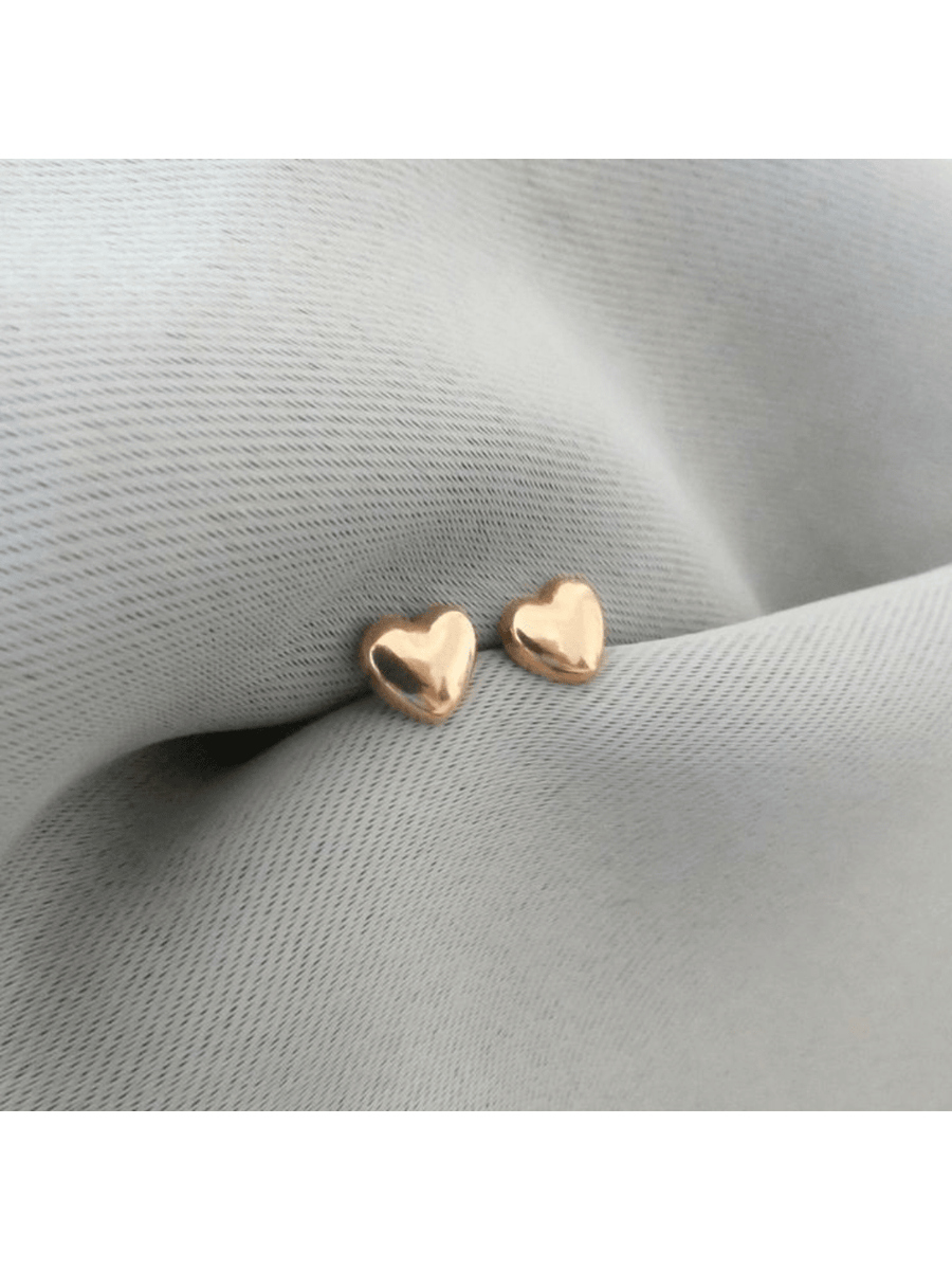 BRINCO MINI CORAÇÃO ABS Cor:Dourado