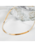 CHOCKER  DE FITA BANHADA Cor:Dourado