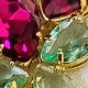 KIT COLAR BRINCO E ANEL KIEV MENTA COM PINK Cor:PINK COM MENTA