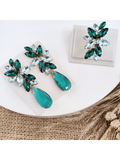 Kit Clutch Brinco e Anel Londres Tons de Verde