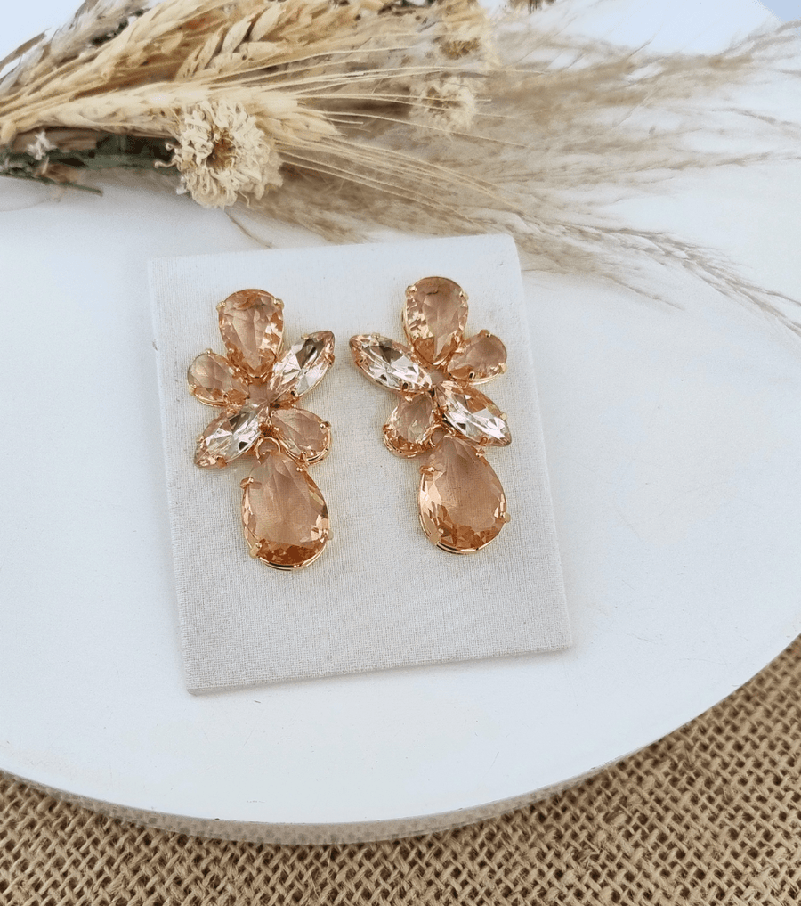 BRINCO JESSICA BANHO DOURADO Cor:AMBAR