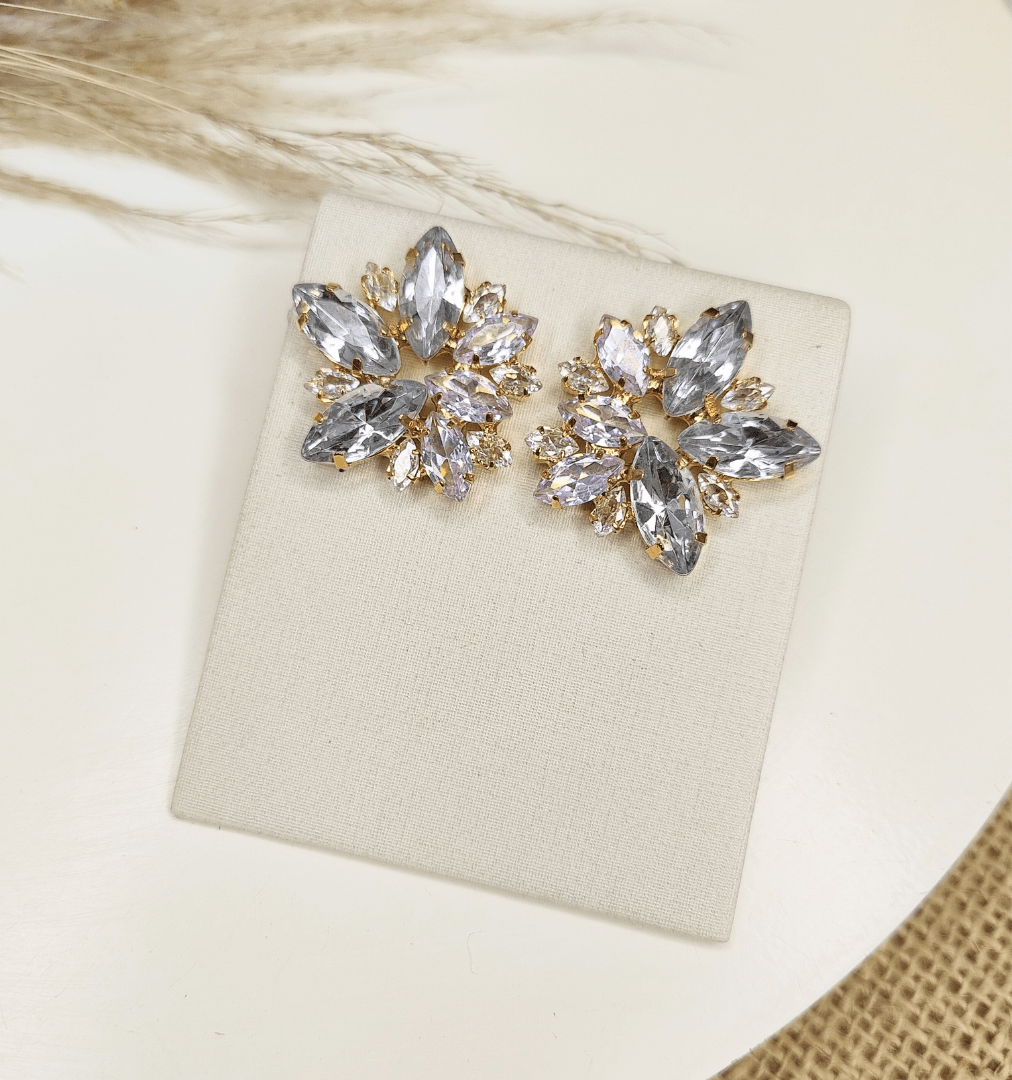 KIT ANEL E BRINCO HASSE CRISTAL Cor:cristal