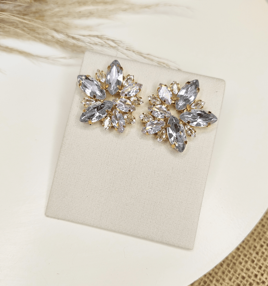 KIT ANEL E BRINCO HASSE CRISTAL Cor:cristal