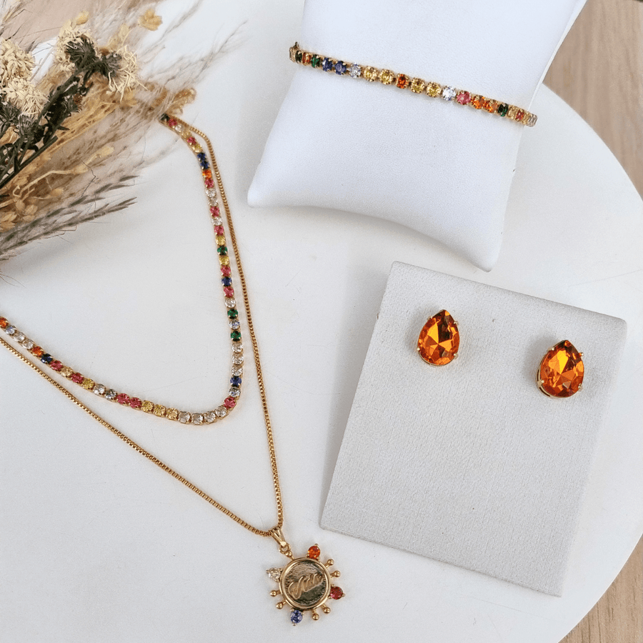 KIT 4 PEÇAS VIDA Cor:Dourado