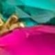 KIT COLAR E BRINCO PINK COM TURMALINA DE ZIRCONIA CHRIS Cor:TURMALINA/PINK