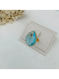 ANEL DIAMOND Cor:Azul bebê;Tamanho:18