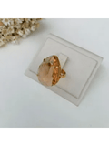 ANEL DIAMOND Cor:AMBAR;Tamanho:18