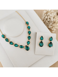 KIT COLAR COM BRINCO MONICA ESMERALDA