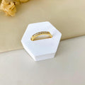 Anel Aparador Luxo Mini Zirconia Cristal