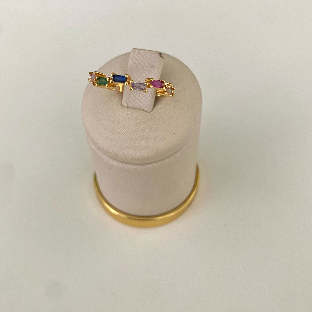 Anel Colors Joy com Zircônias Coloridas (Regulável)