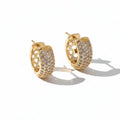 Argola de Zircônia 5 Camadas Dourado