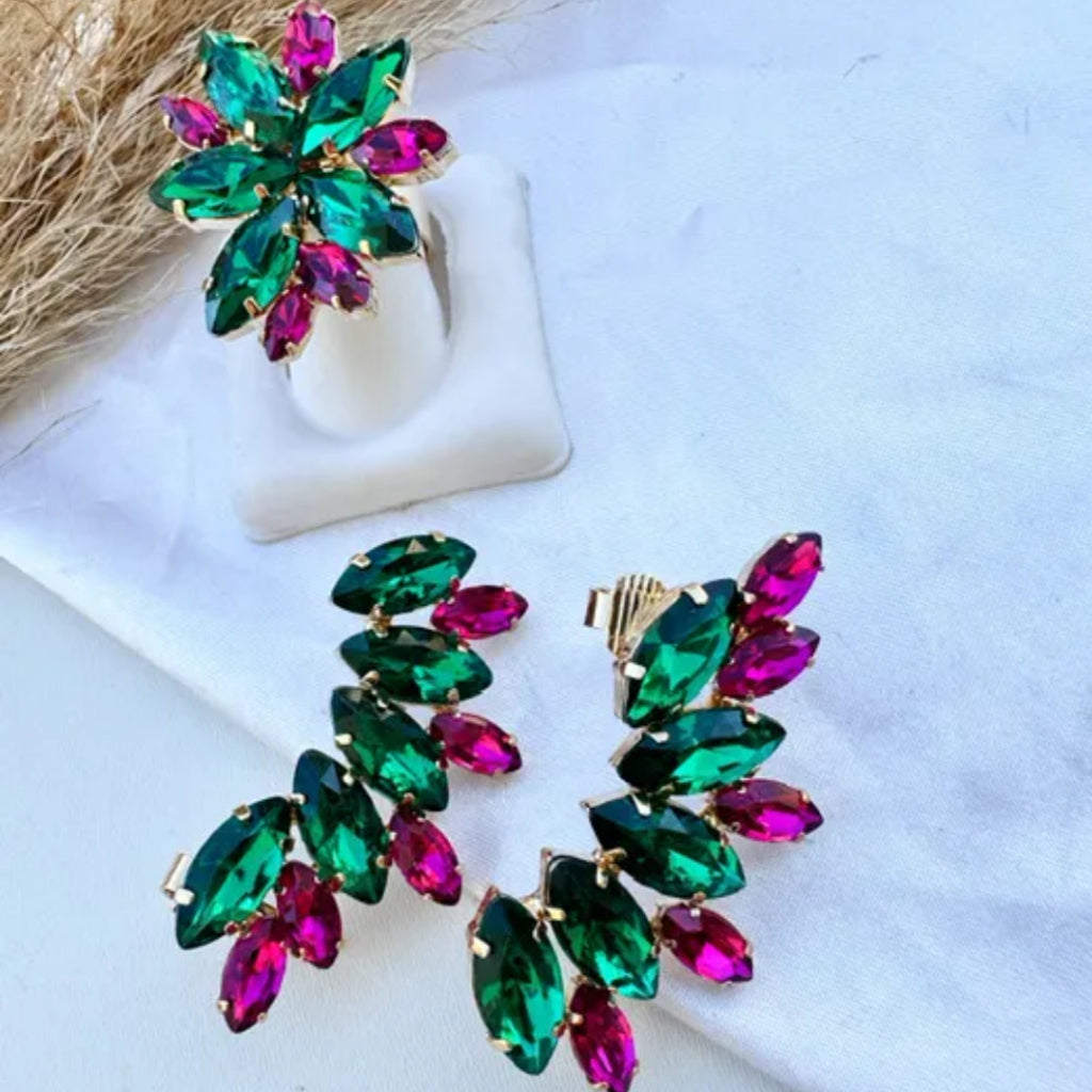 Ear Cuff de Cristal Tâmara