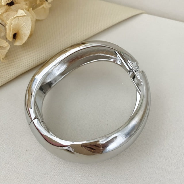 Bracelete Ondas Prata